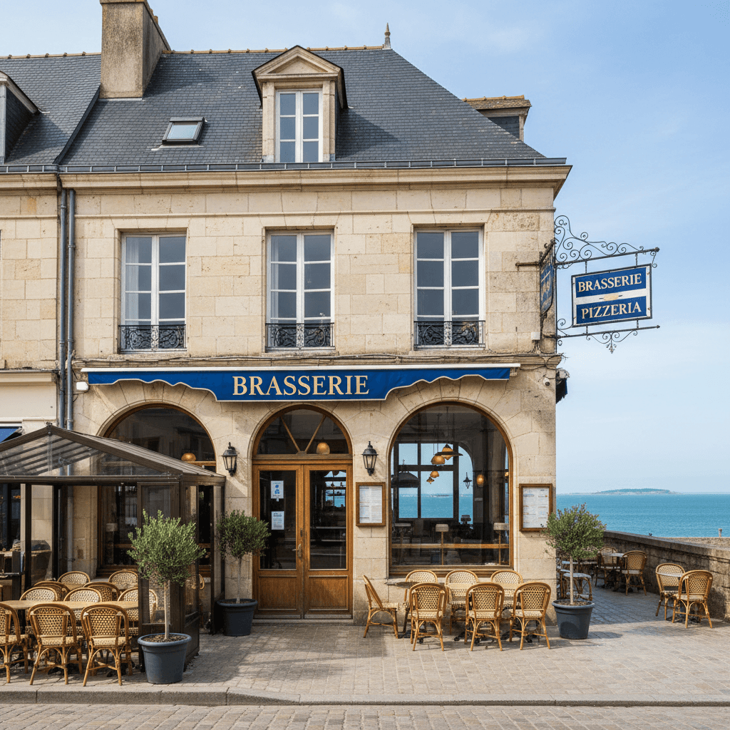 Bar-brasserie à Saint-Lô : terrasse - licence IV - Image 1