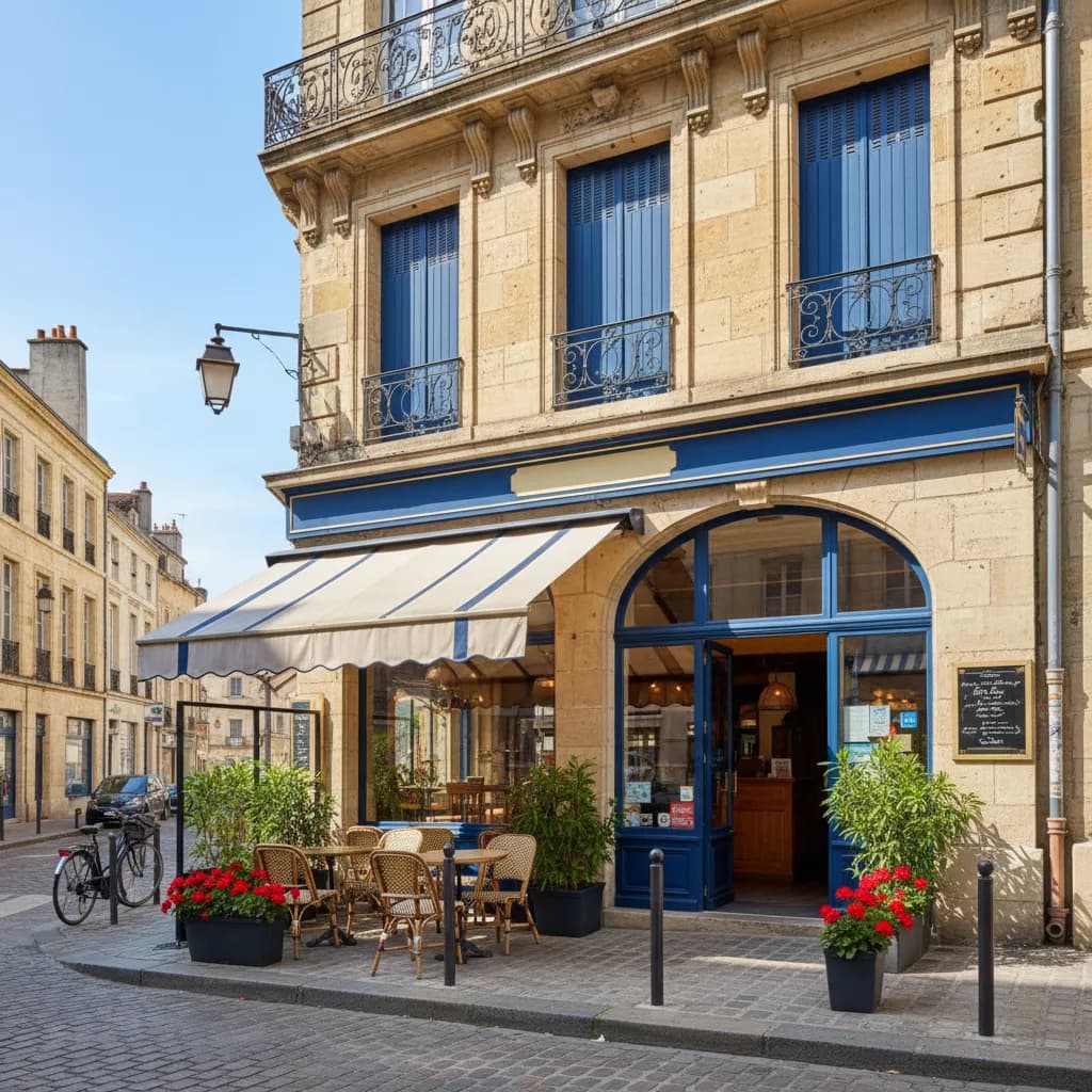 Restaurant 46m² à Bordeaux : terrasse - licence IV - Image 1
