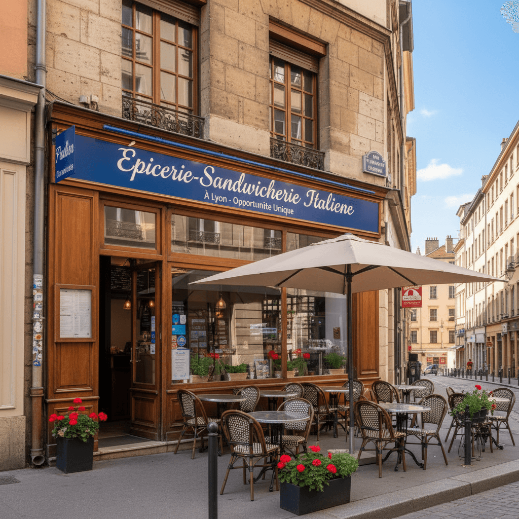 Snack à Lyon : terrasse