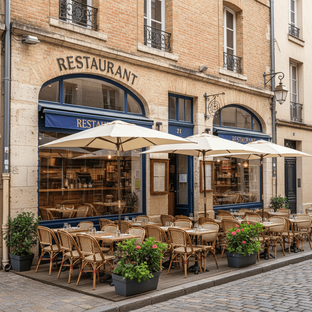 Restaurant 70m² à Toulouse : terrasse - licence IV - Image 1