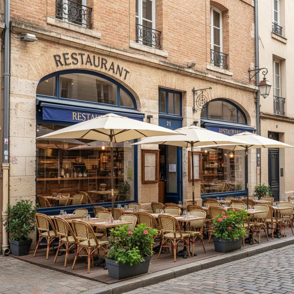 Restaurant 70m² à Toulouse : terrasse - licence IV - Image 1