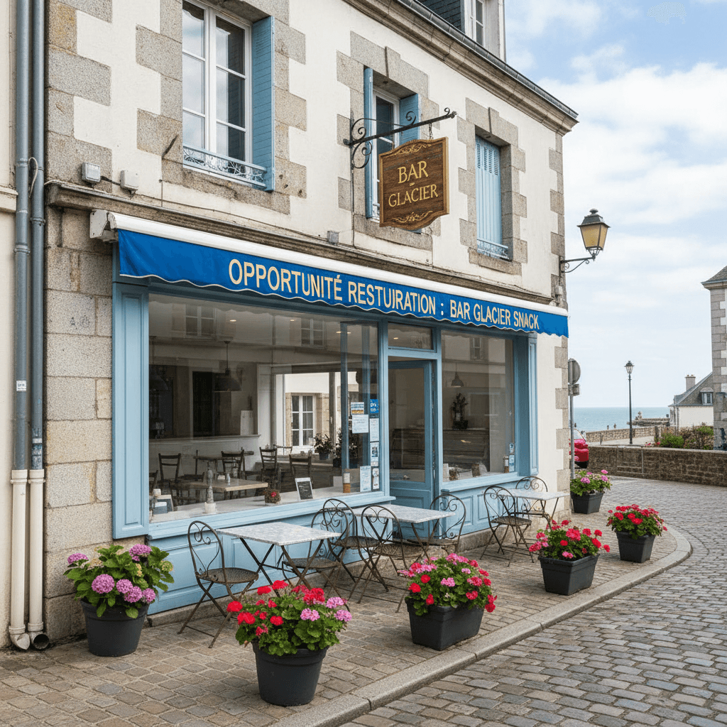 Snack 90m² à Noirmoutier-En-L'Île : terrasse - licence IV - Image 1