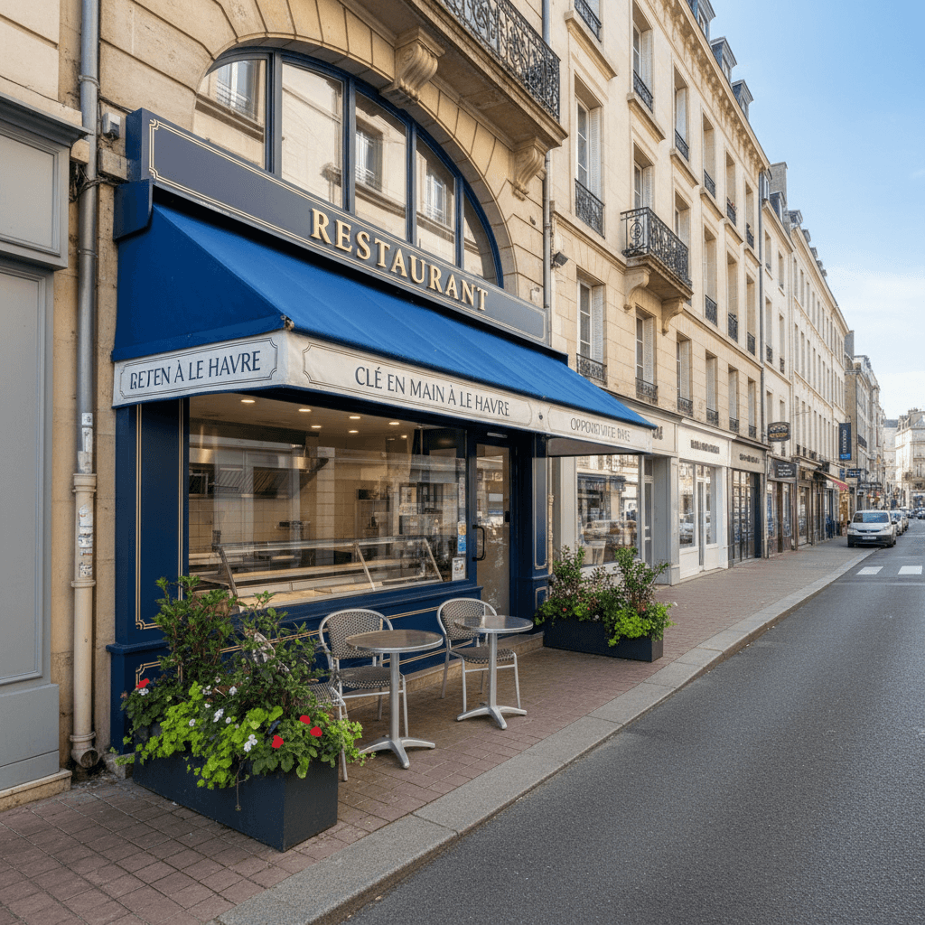 Fast-food 70m² à Le Havre : cuisine équipée - cave/réserve