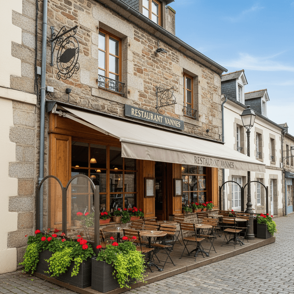 Restaurant 100m² à Vannes : terrasse - extraction - Image 1