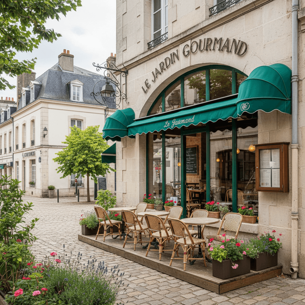Restaurant à Évreux : terrasse - climatisation - Image 1