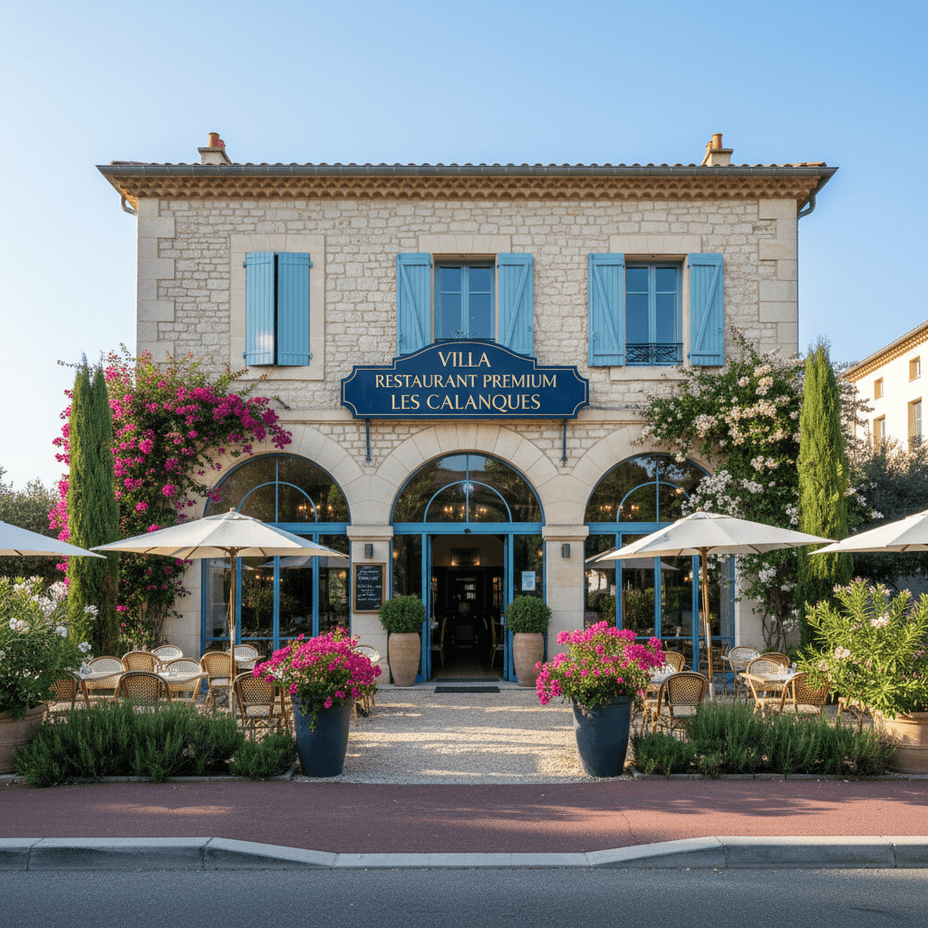 Restaurant à Saint-Cyr-Sur-Mer : terrasse - licence IV - Image 1