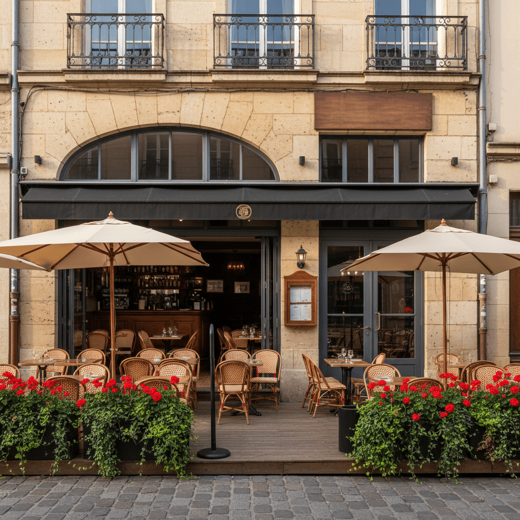 Restaurant 100m² à Vienne : terrasse - licence IV - Image 1