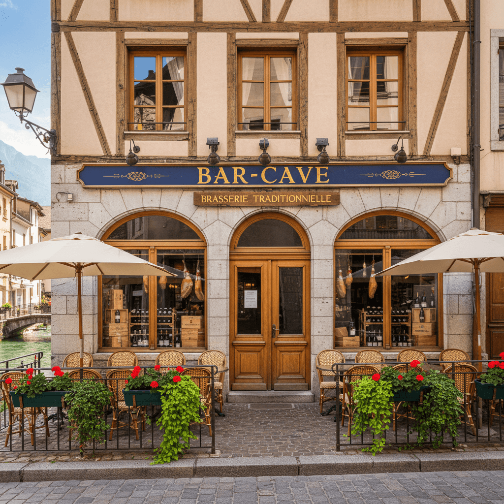 Bar-brasserie 80m² à Annecy : terrasse - licence IV - Image 1