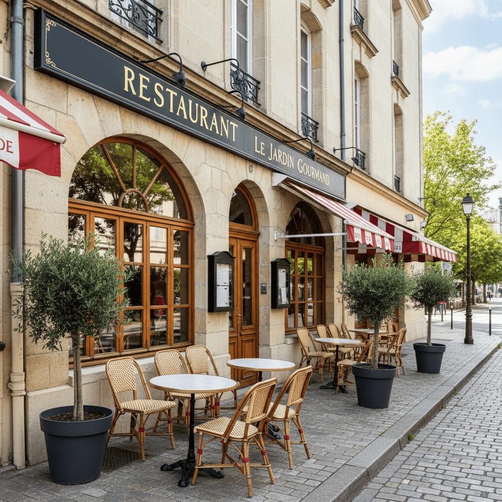 Restaurant 700m² à Nogent-Sur-Oise : terrasse - licence IV - Image 1