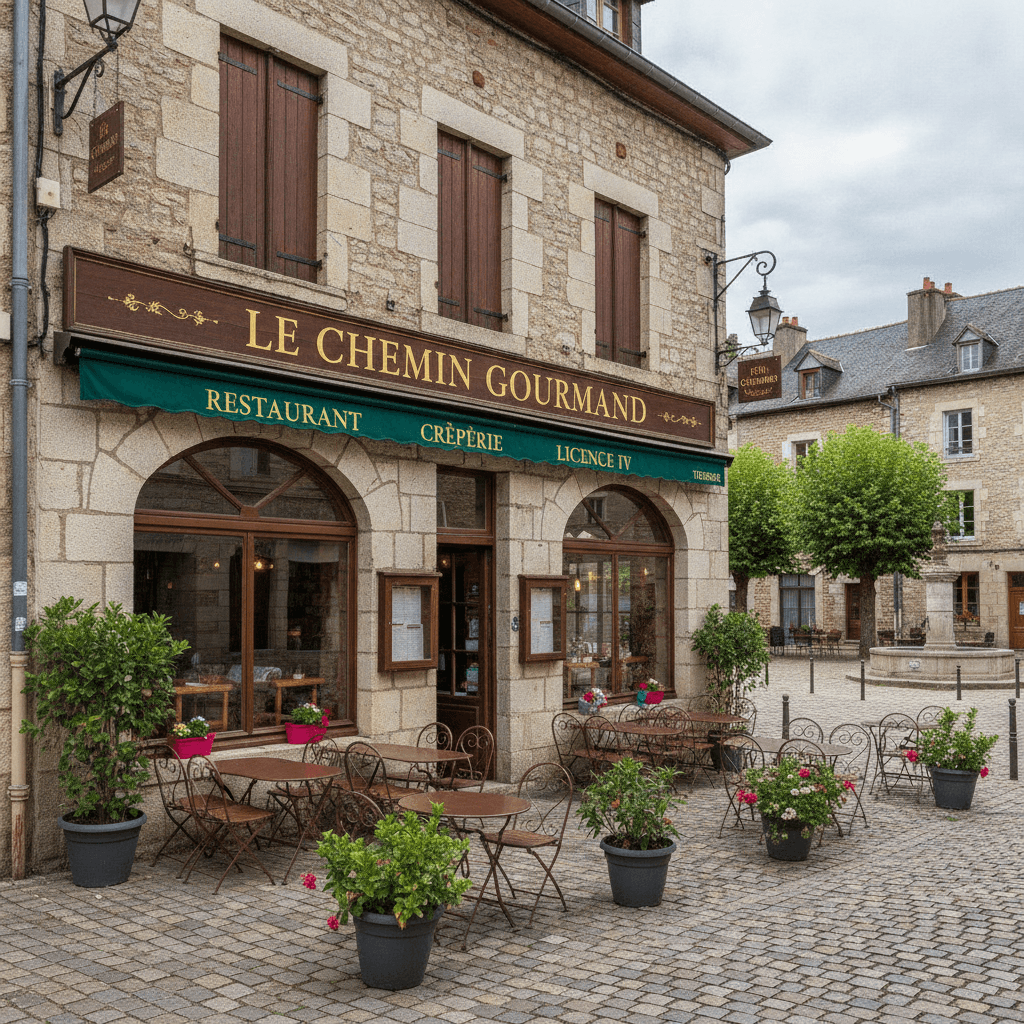 Restaurant 90m² à Langogne : terrasse - licence IV