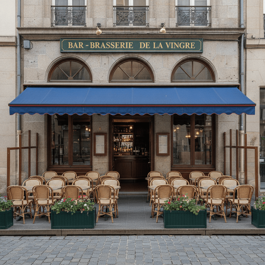 Bar-brasserie 150m² à Saint-Étienne : terrasse - licence IV - Image 1