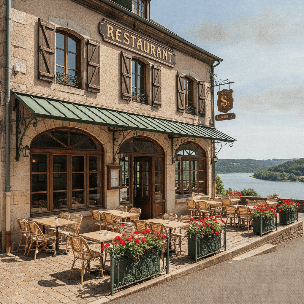Restaurant 600m² à Villerest : terrasse - licence IV - Image 1