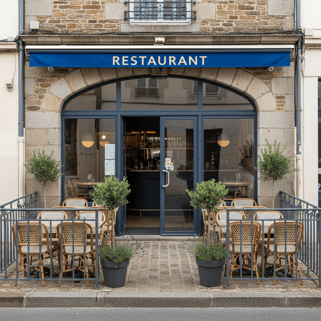Restaurant à Quimper : terrasse - licence IV - Image 1