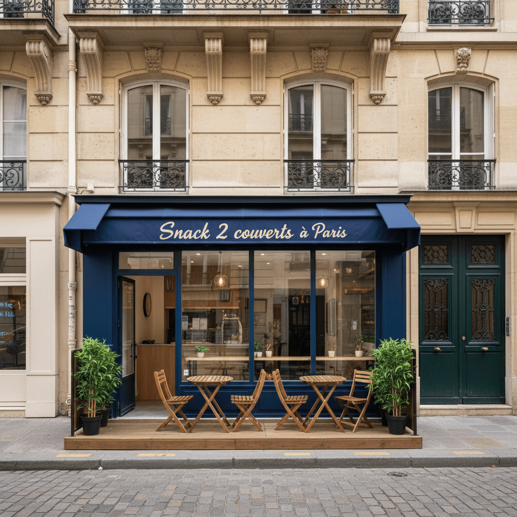 Snack 2 couverts à Paris - Image 1