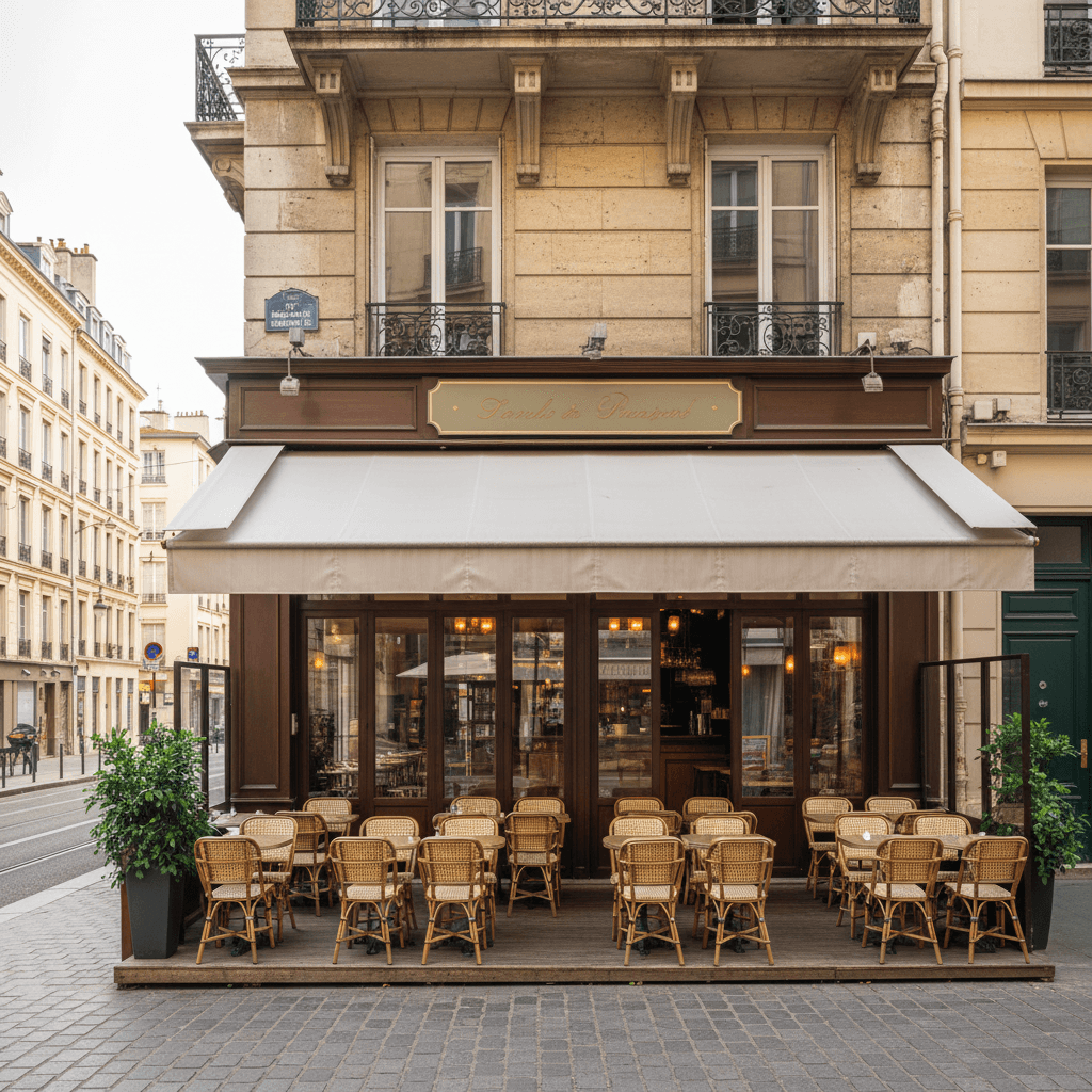 Restaurant 75m² à Lyon : terrasse - licence IV