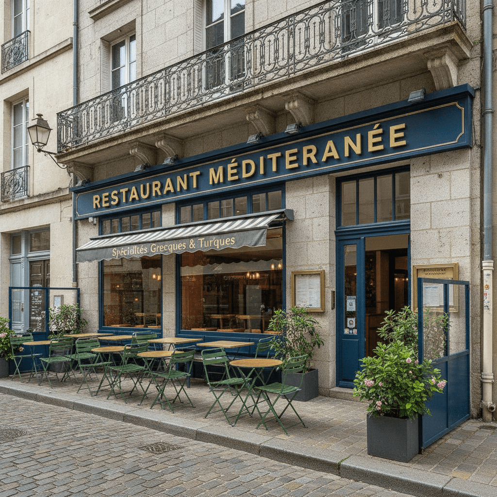 Restaurant 250m² à Nantes : terrasse - extraction