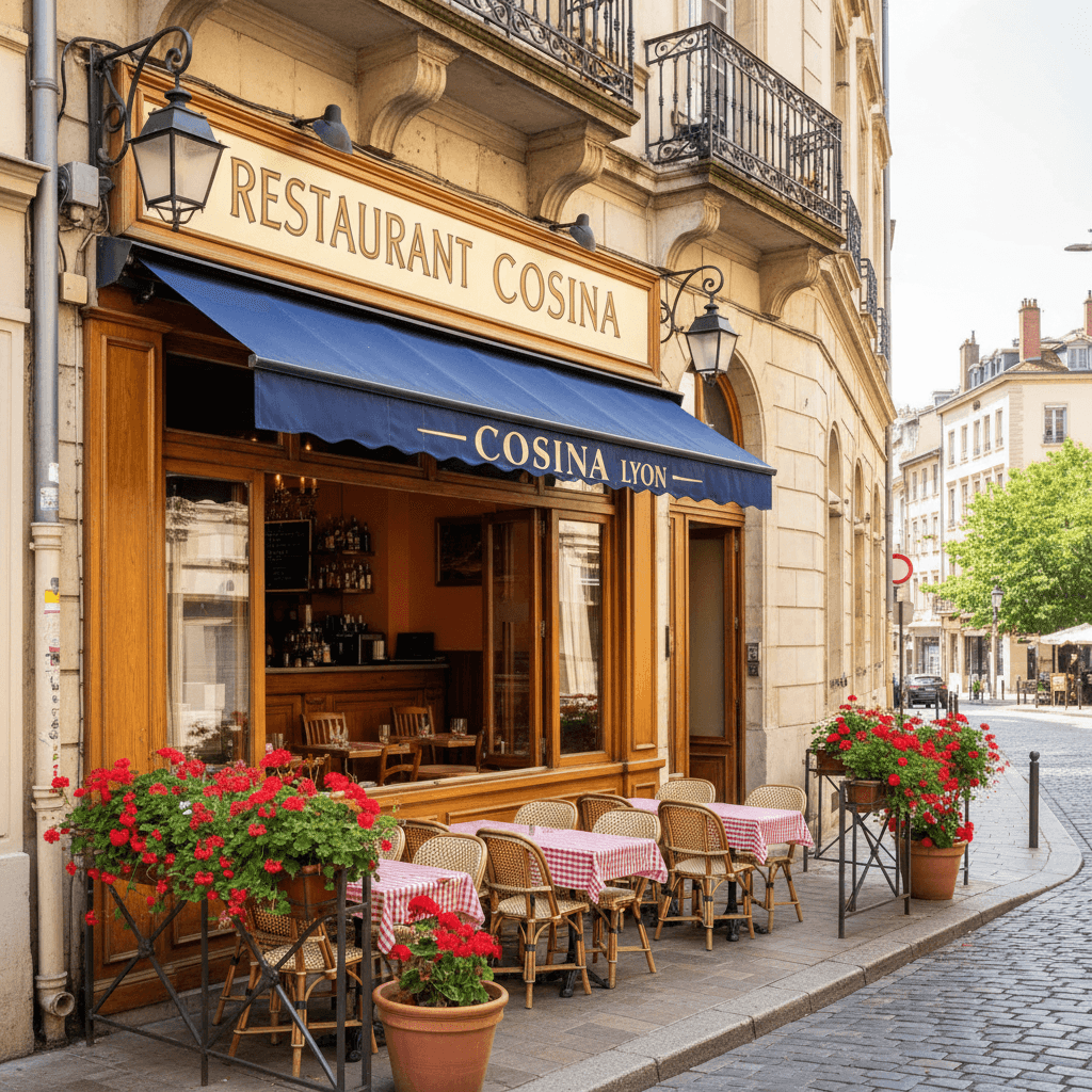 Restaurant 80m² à Lyon : terrasse - climatisation - Image 1