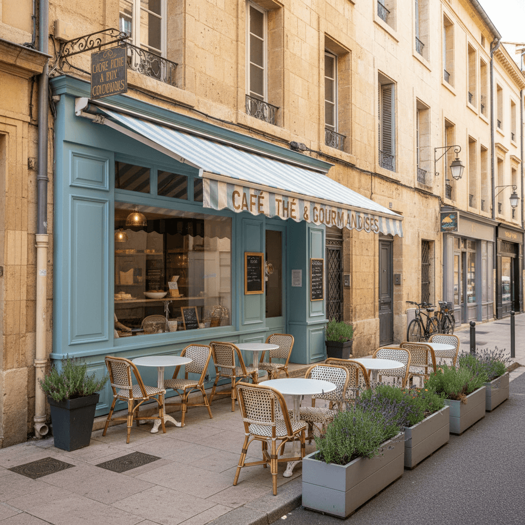 Snack 40m² à Montpellier : terrasse