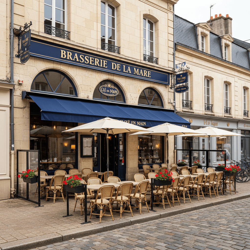 Bar-brasserie à La Roche-Sur-Yon : terrasse - licence IV - Image 1