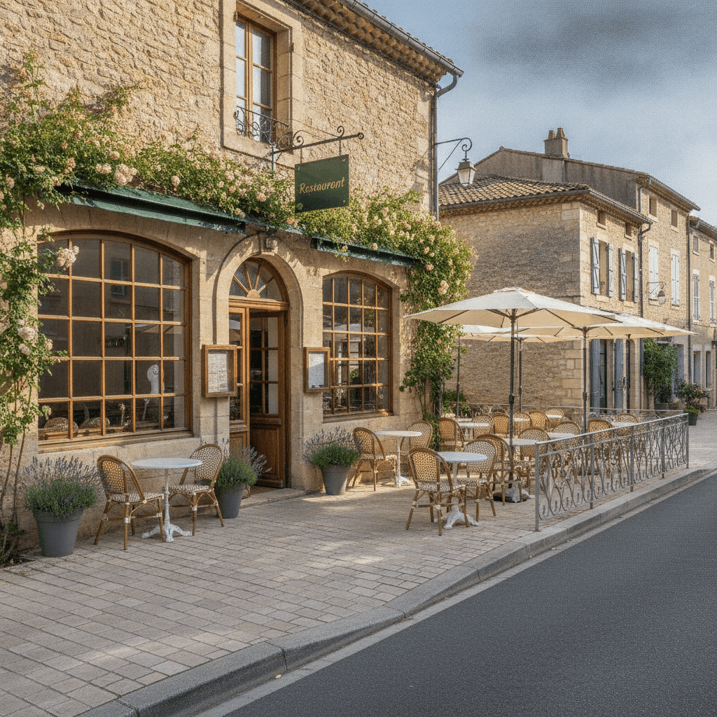 Restaurant 100m² à Mallemort : terrasse - licence IV