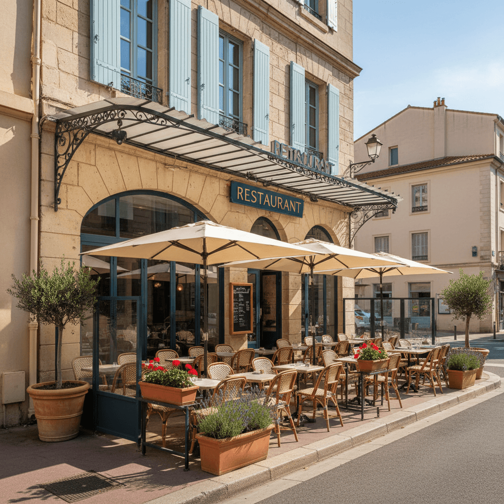 Restaurant à Marseille : terrasse - licence IV - Image 1