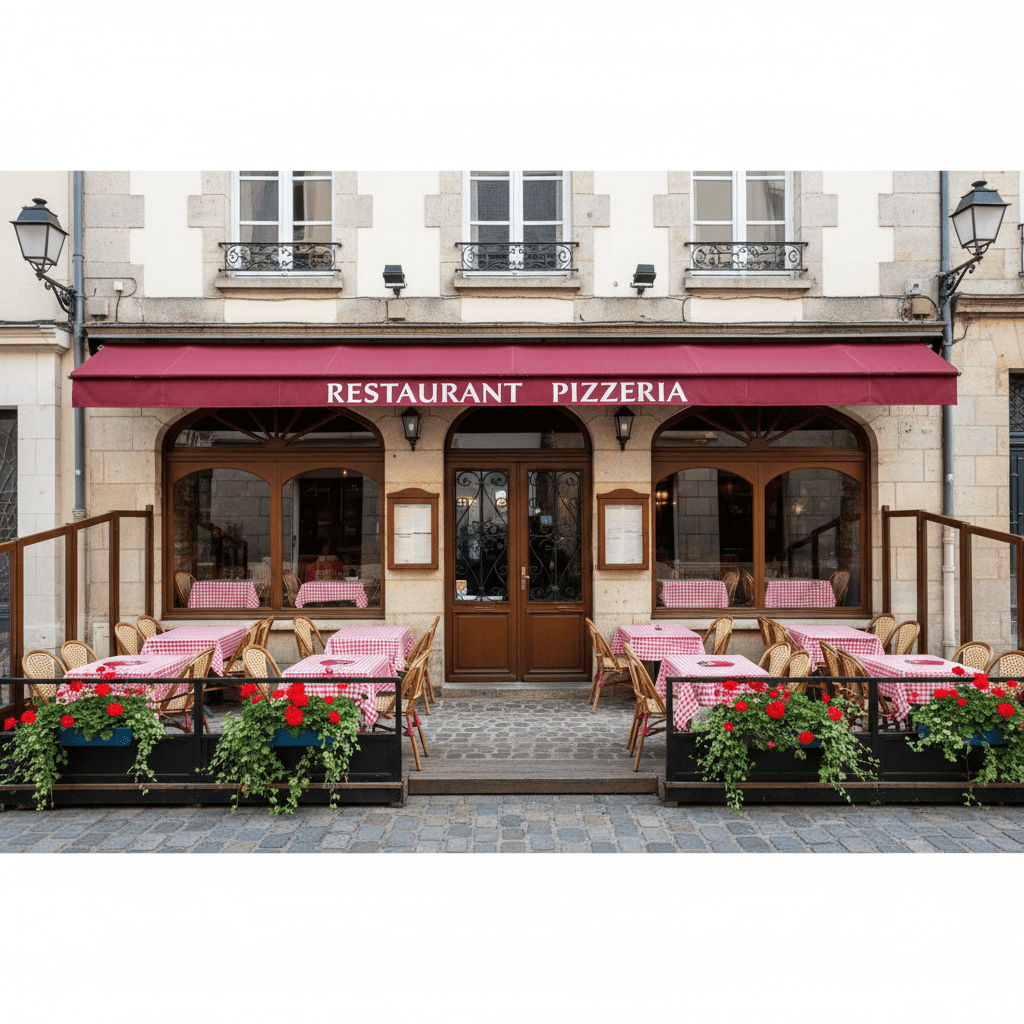 Restaurant à Saint-Brieuc : terrasse - licence IV - Image 1