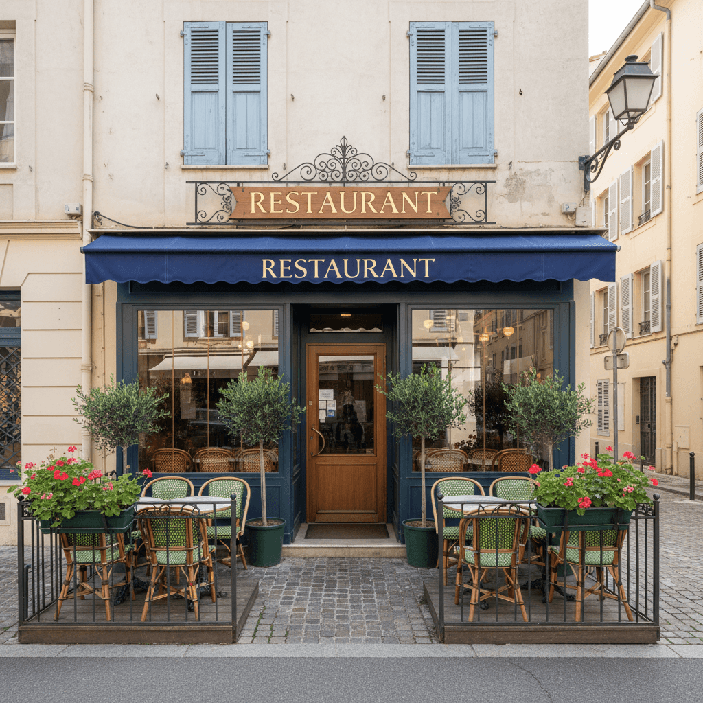 Restaurant à Nice : terrasse