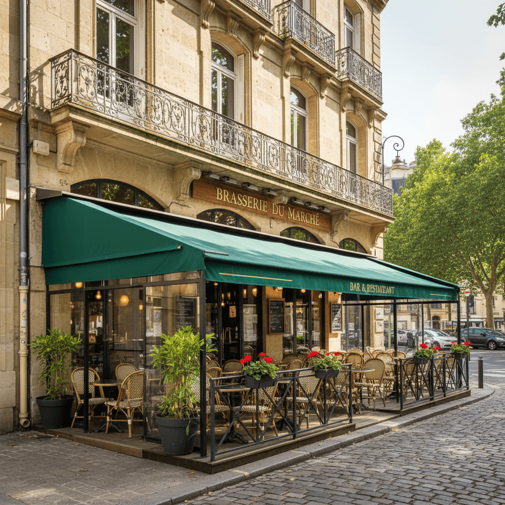 Bar-brasserie à Bordeaux : terrasse - licence IV