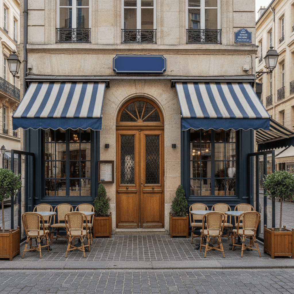 Restaurant 30 couverts à Vénissieux : terrasse - extraction - Image 1