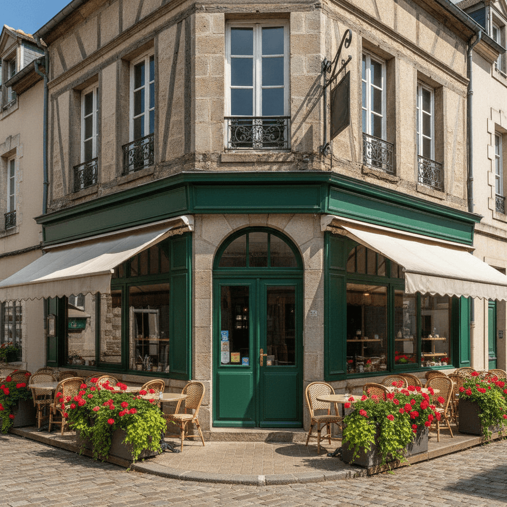 Restaurant 261m² à La Ferté-Bernard : terrasse - licence IV - Image 1