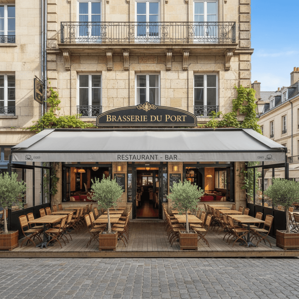 Bar-brasserie à Vannes : terrasse - licence IV - Image 1
