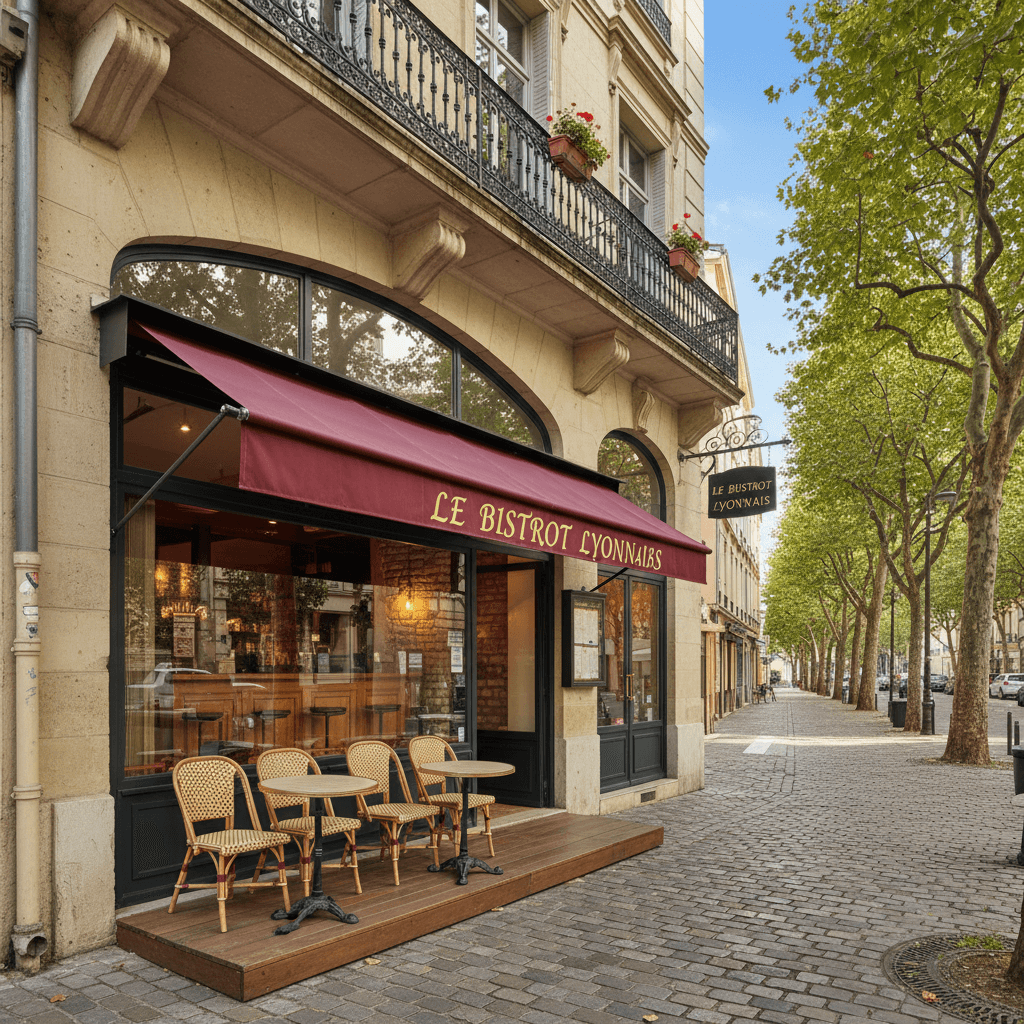 Restaurant 100m² à Lyon : terrasse - licence IV