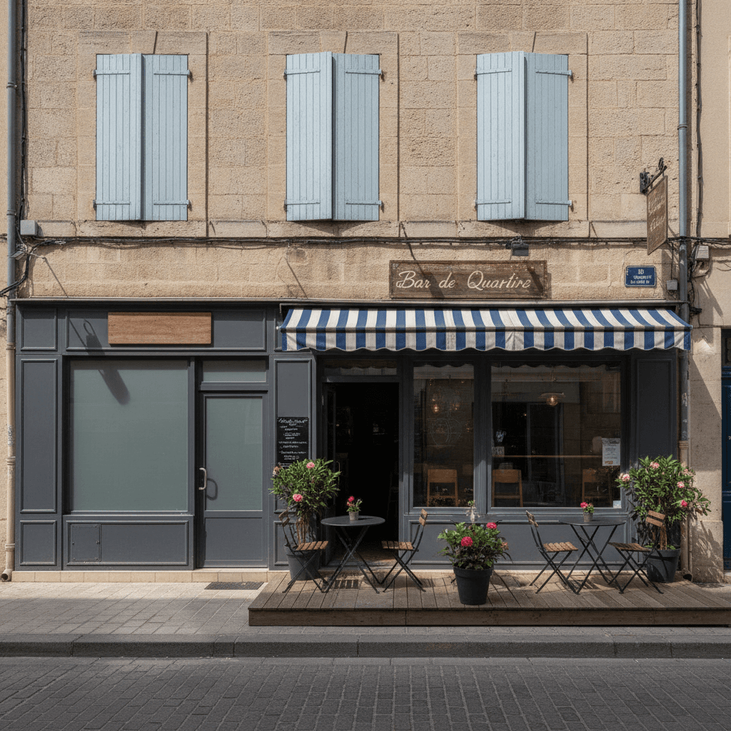 Dark kitchen 70m² à Montpellier : terrasse - licence IV