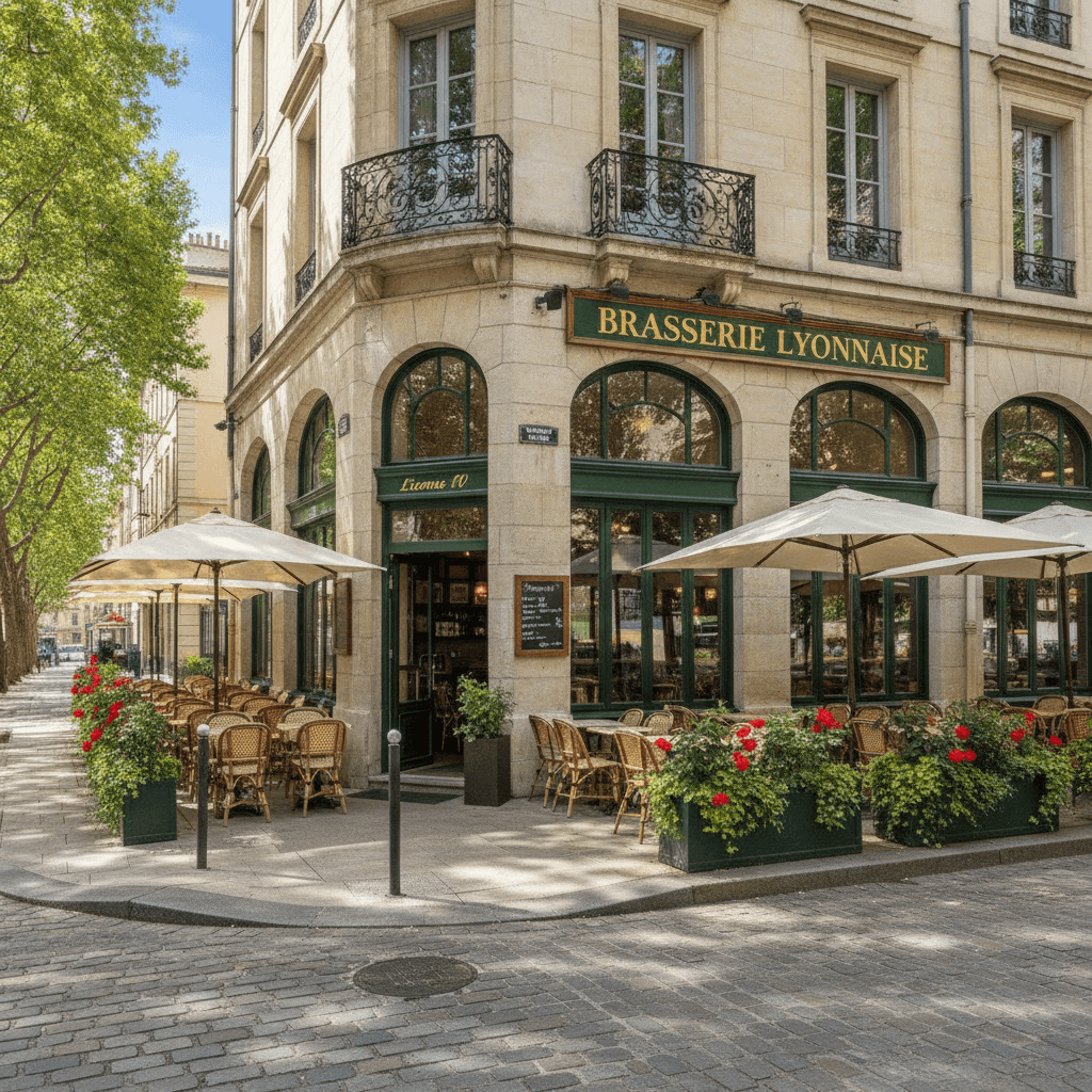 Bar-brasserie 160m² à Lyon : terrasse - licence IV