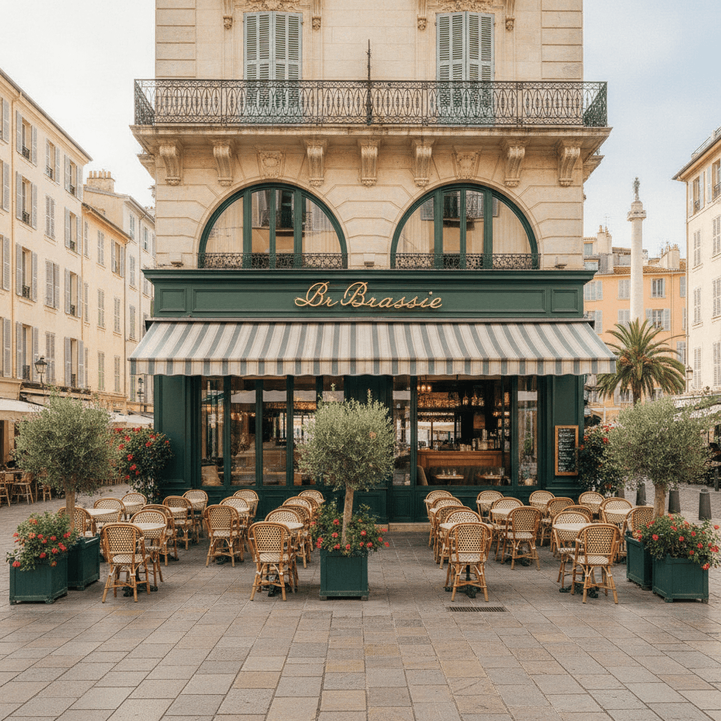 Bar-brasserie 200m² à Nice : terrasse - licence IV