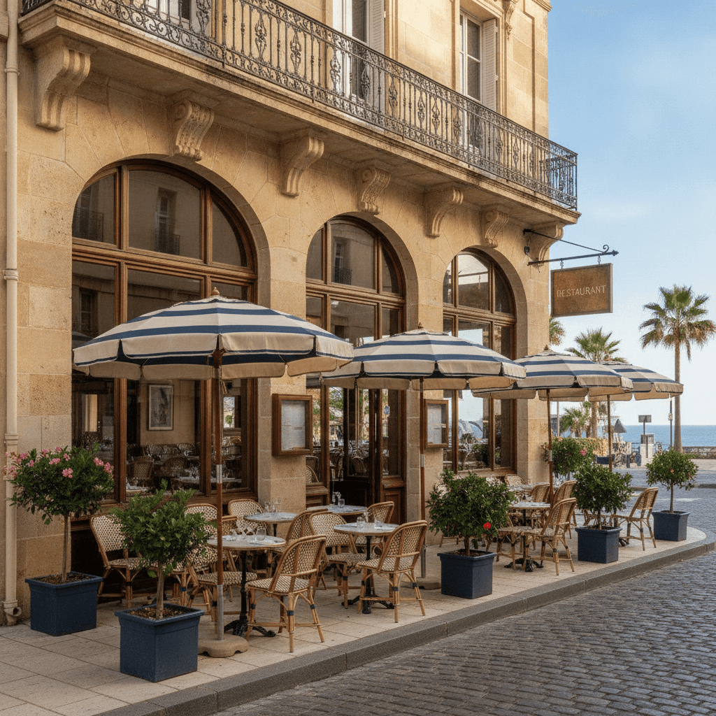 Restaurant 225m² à Le Port : terrasse - licence IV - Image 1