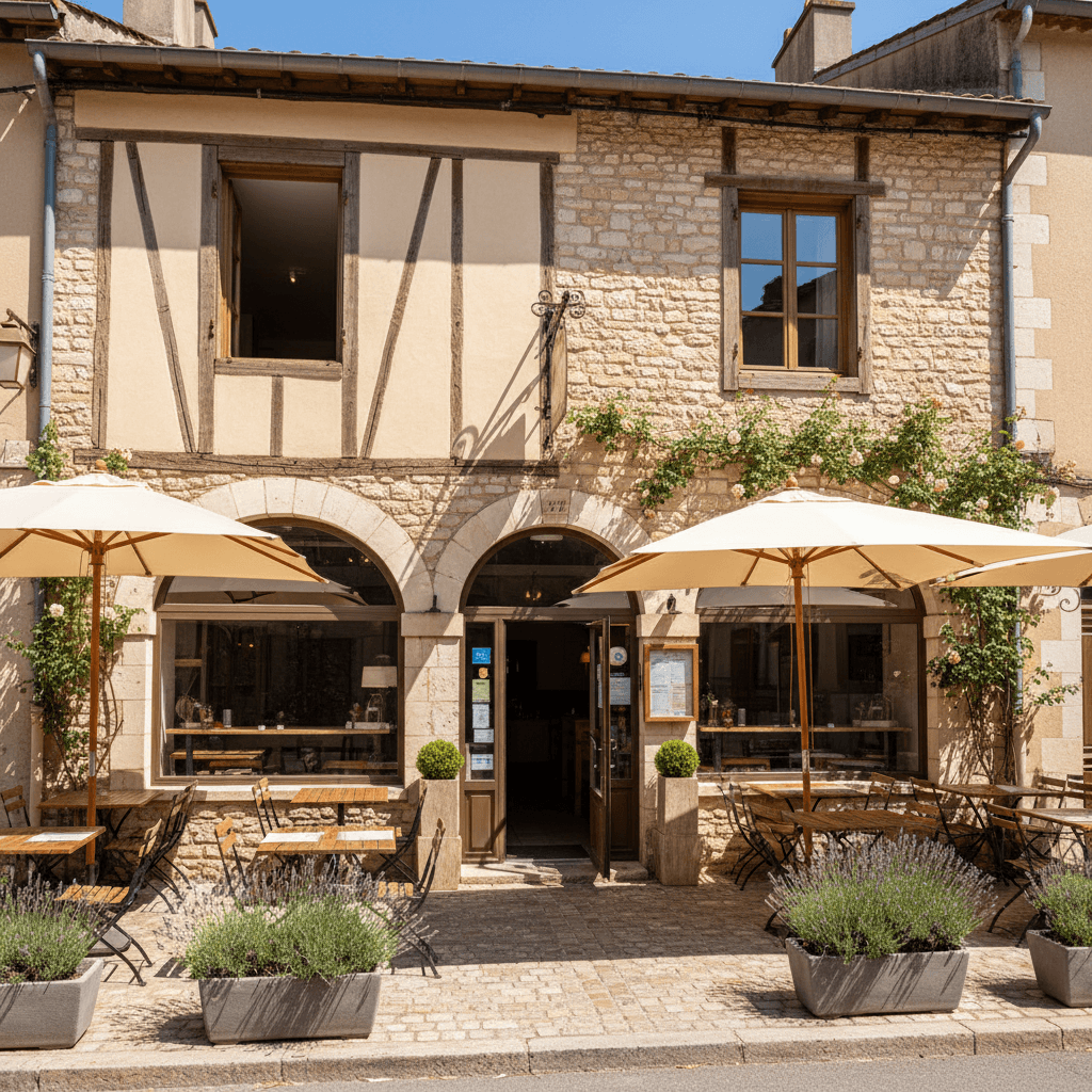 Restaurant 299m² à Aouste-Sur-Sye : terrasse - licence IV - Image 1