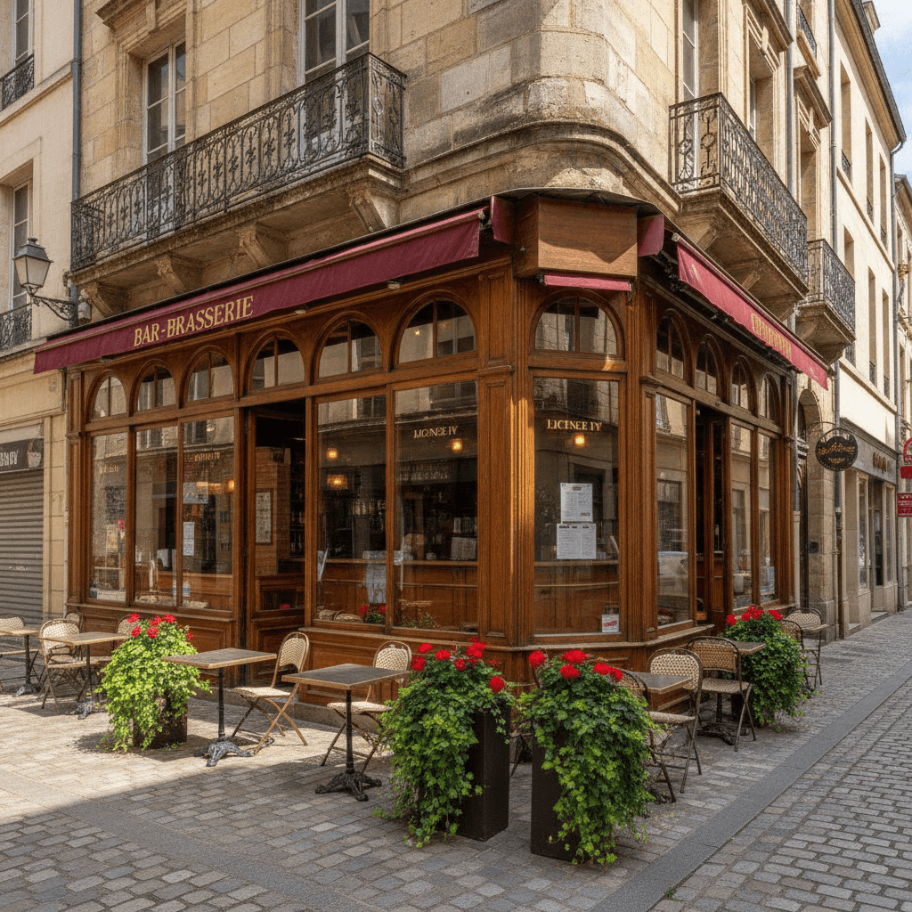 Bar-brasserie à Poitiers : terrasse - licence IV - Image 1