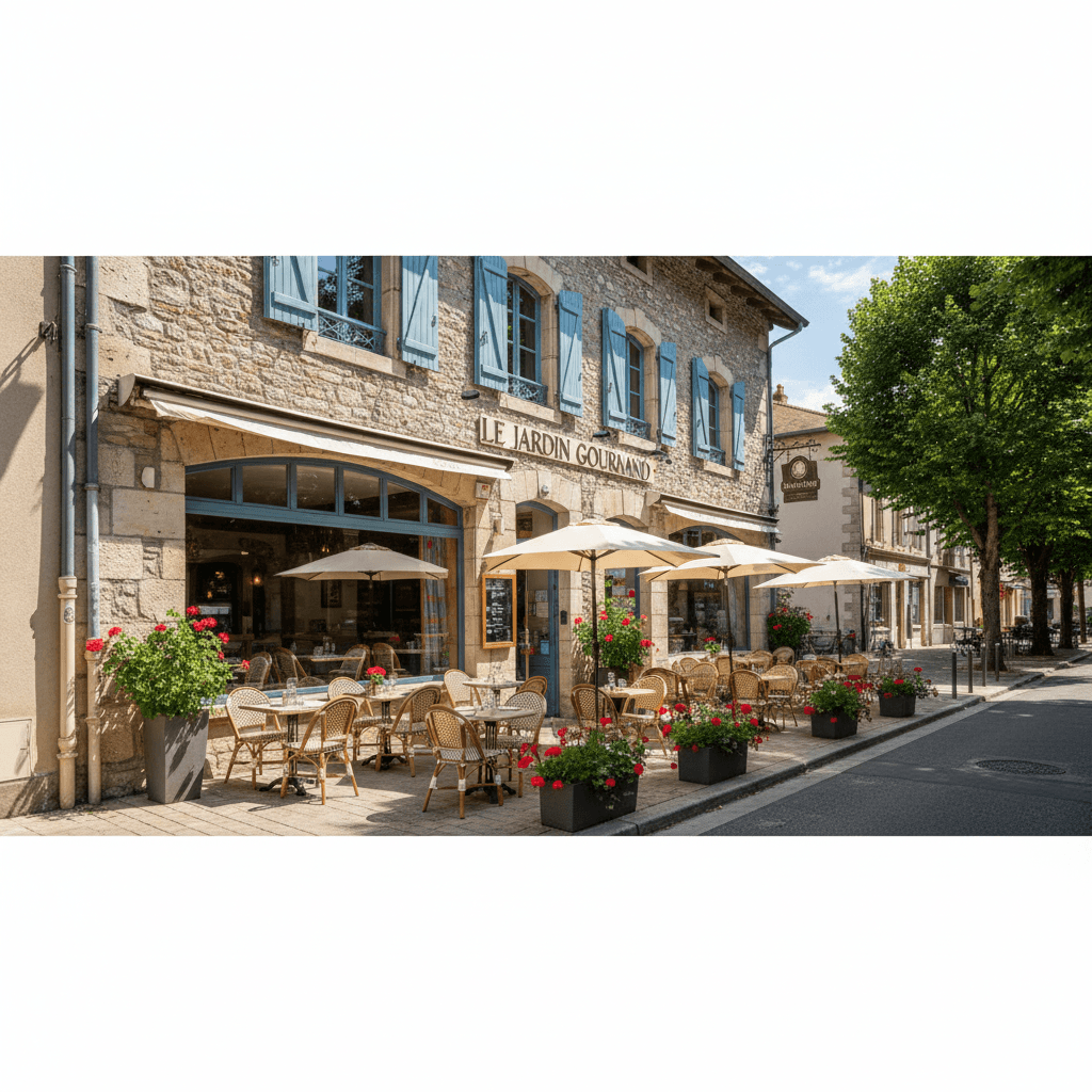 Restaurant à Barberaz : terrasse - extraction - Image 1
