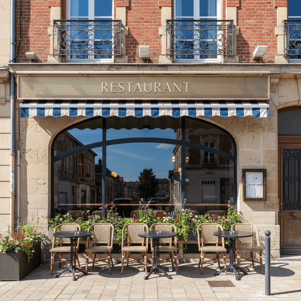 Restaurant 180m² à Amiens : terrasse - licence IV - Image 1