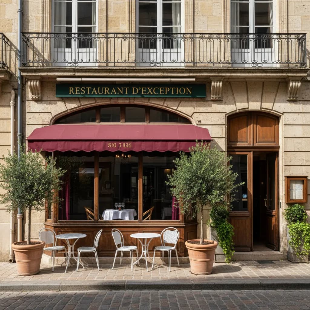 Restaurant à Bordeaux : terrasse - licence IV - Image 1