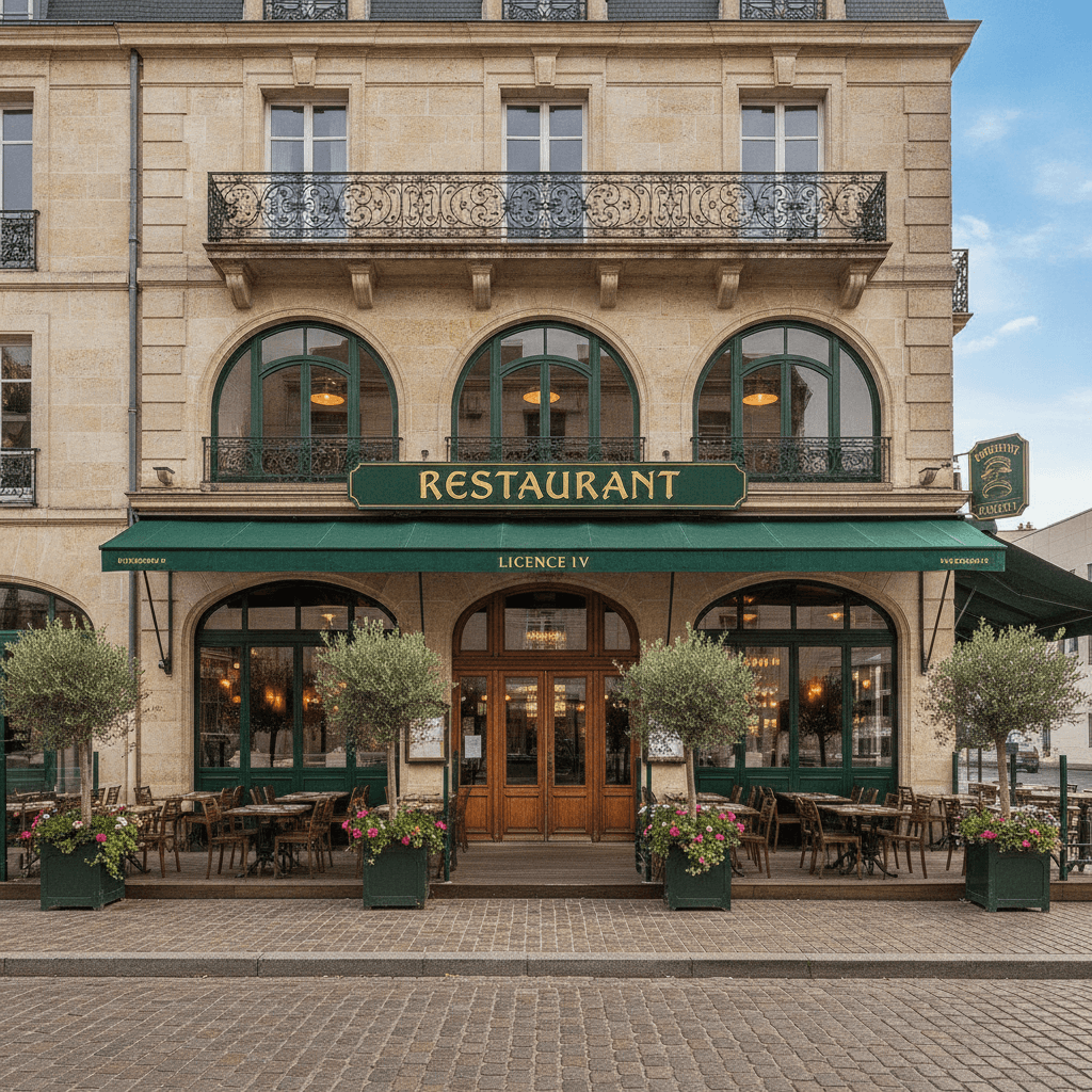 Restaurant 1050m² à Poitiers : terrasse - licence IV - Image 1