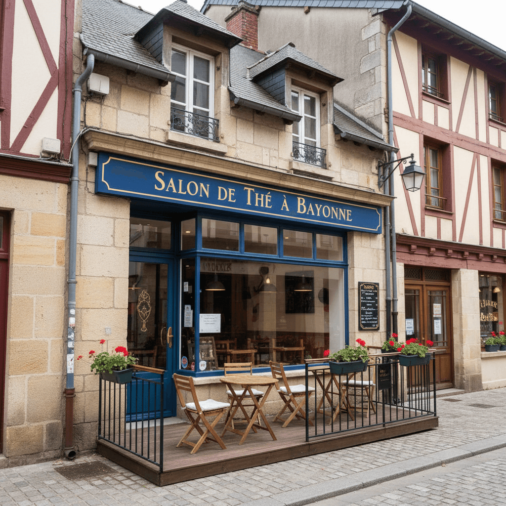 Snack à Bayonne : terrasse - cuisine équipée - Image 1