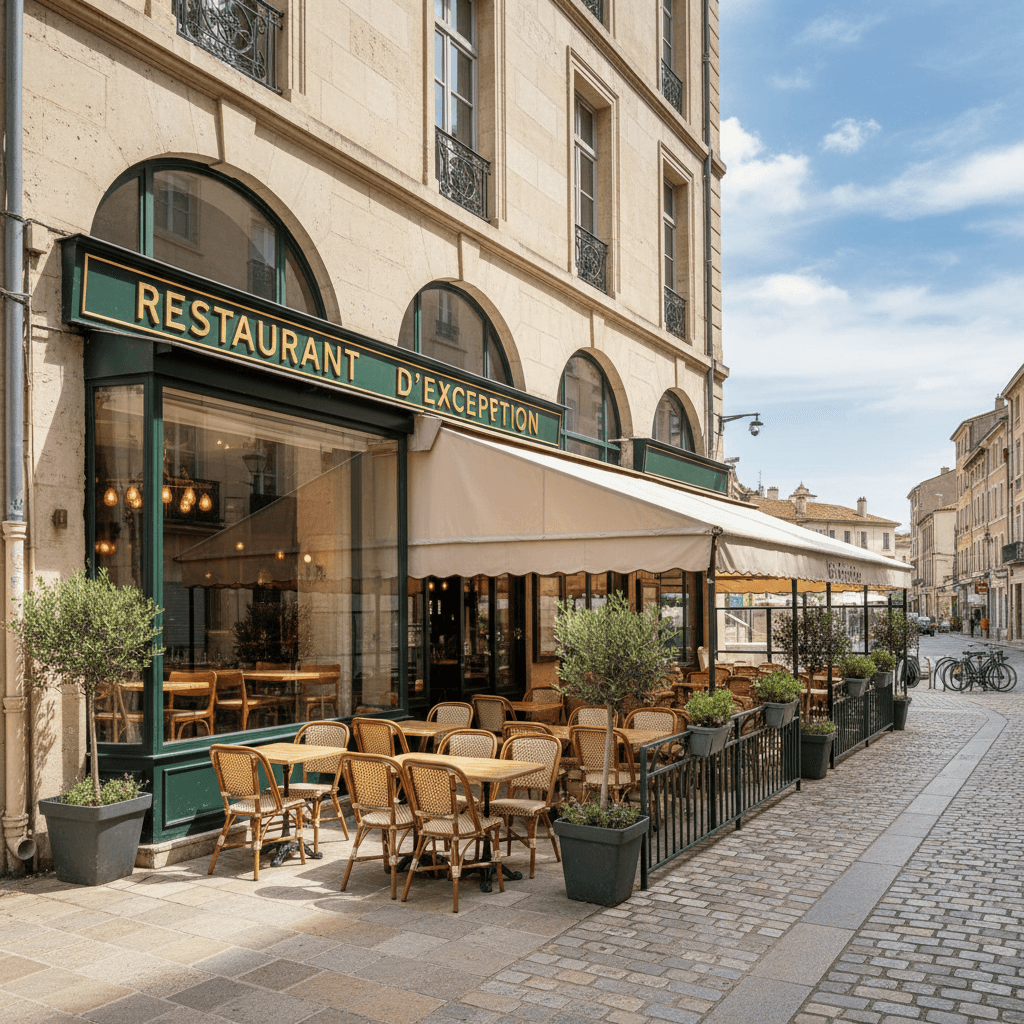 Restaurant 233m² à Montpellier : terrasse - licence IV