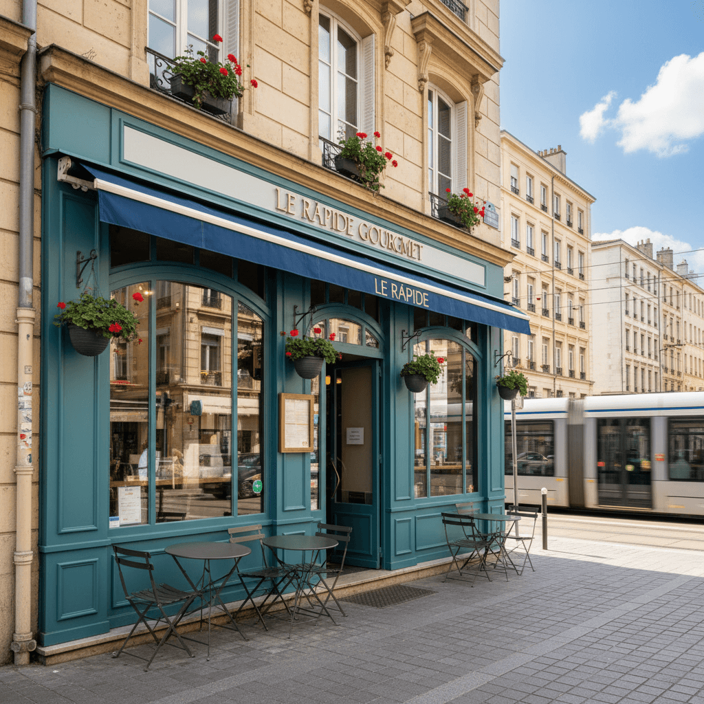 Fast-food 200m² à Lyon : terrasse - licence IV - Image 1