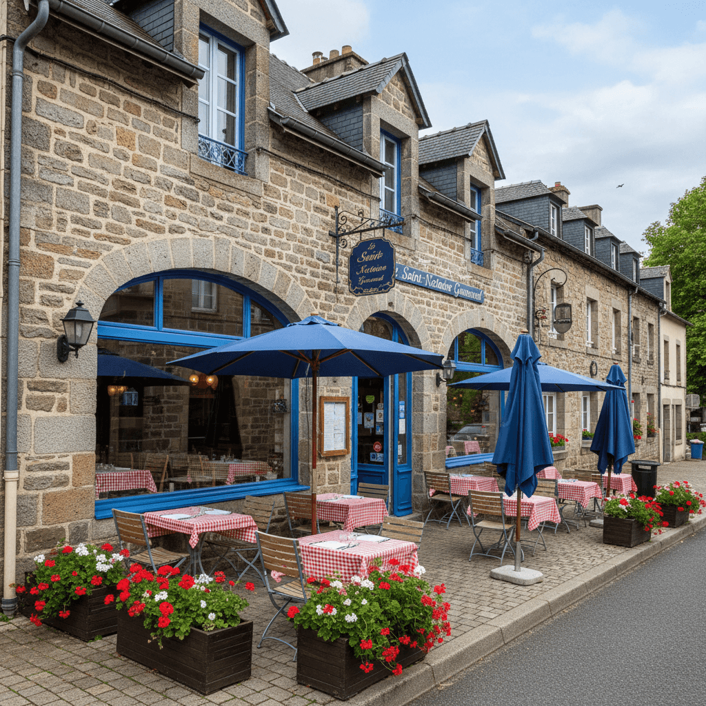 Restaurant 258m² à Saint-Nectaire : terrasse - licence IV - Image 1