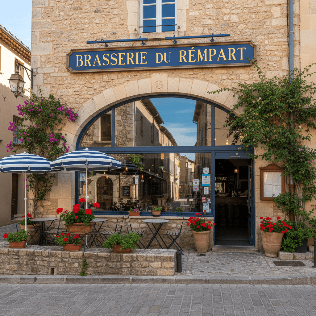 Bar-brasserie 80m² à Saint-Paul-De-Vence : terrasse - licence IV - Image 1