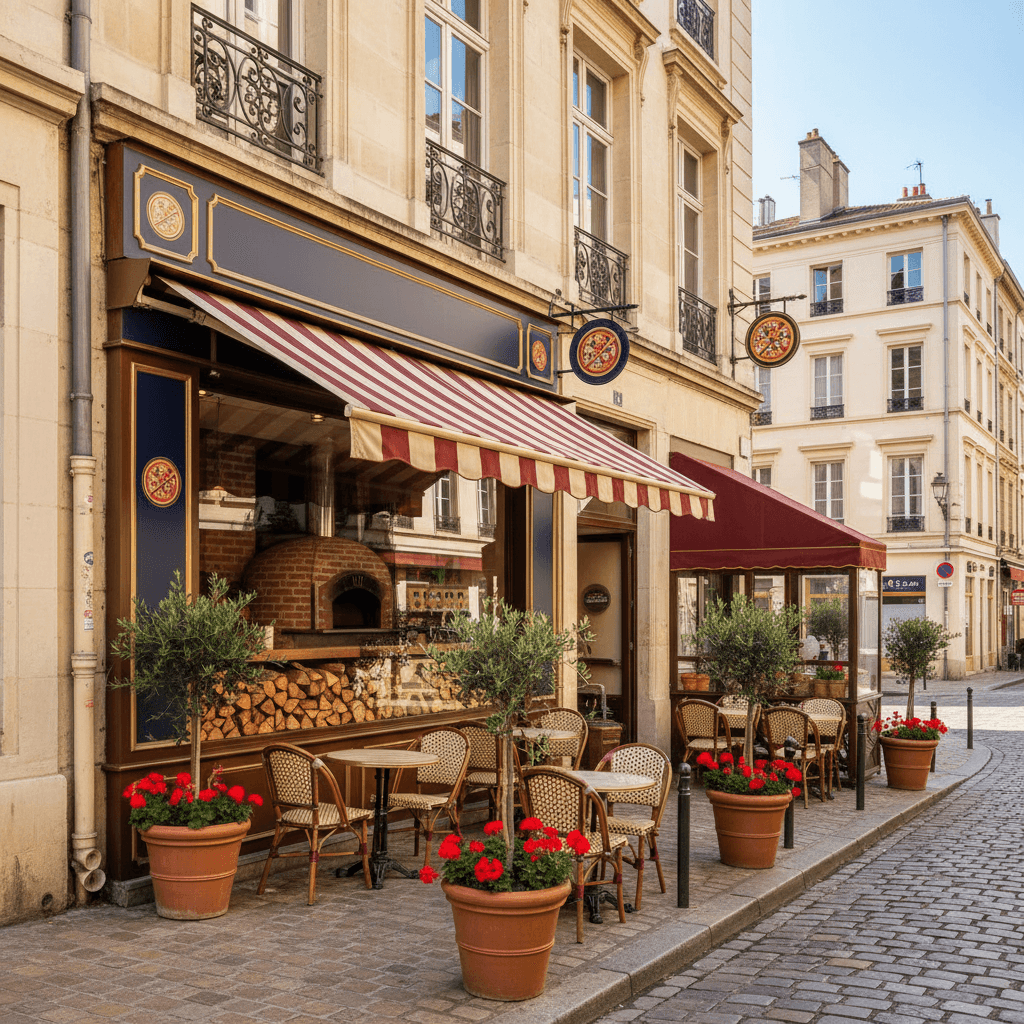 Fast-food 20m² à Lyon : terrasse - extraction - Image 1