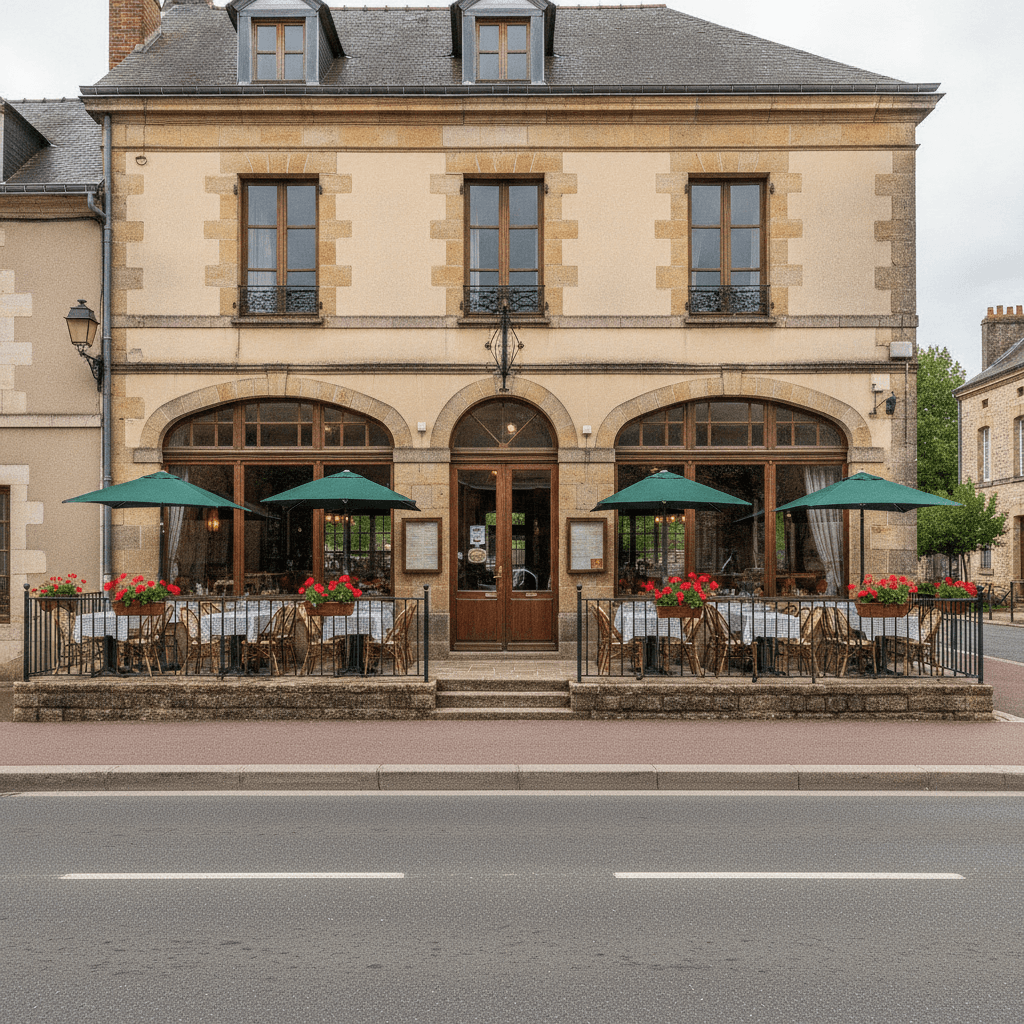Restaurant 400m² à Luzy : terrasse - licence IV - Image 1