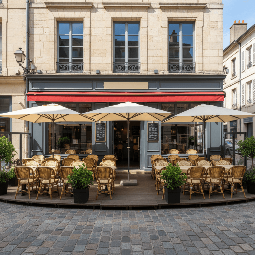 Fast-food 136m² à Orléans : terrasse - climatisation - Image 1